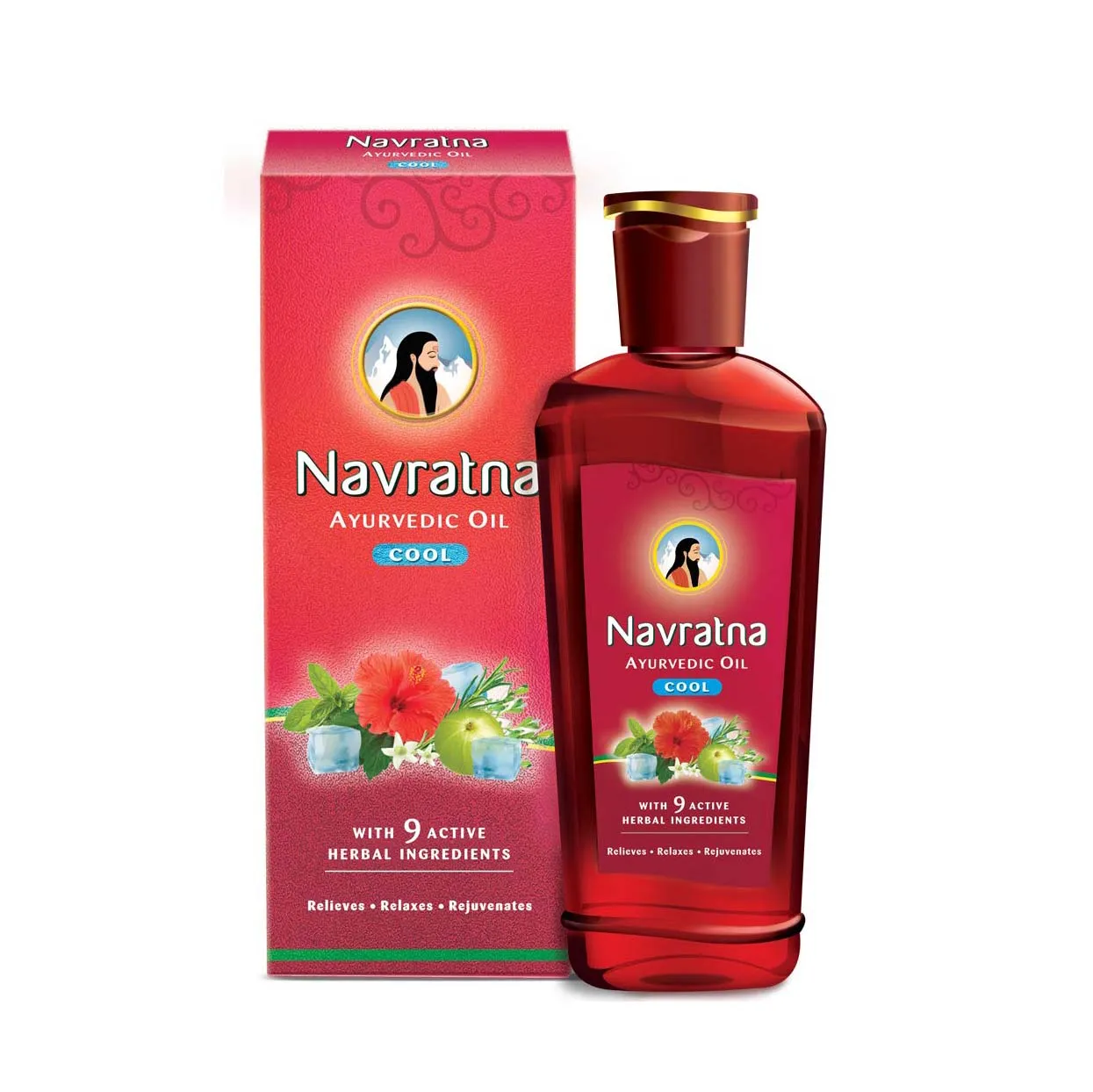 Navratna Ayurvedic Cool Hair Oil – 200ml